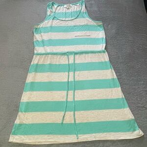 Olive & Oak light teal and oatmeal striped dress from Nordstrom size S (fits M)